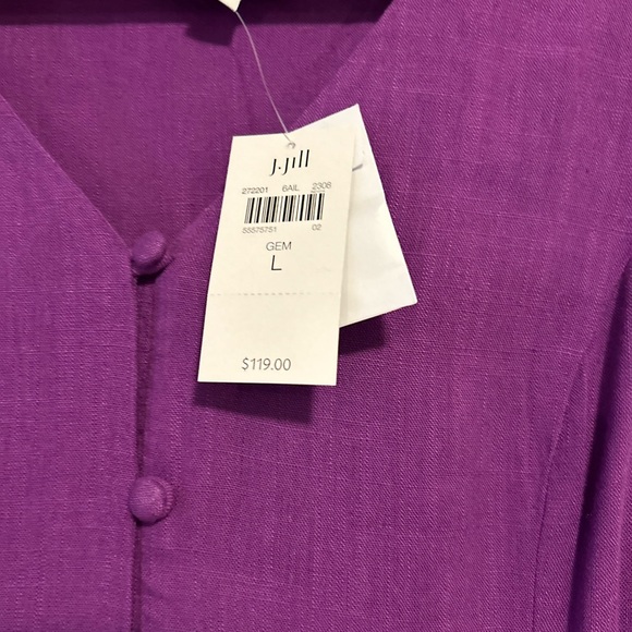 J Jill Midi Dress, NWT, Sz Large - Picture 5 of 7